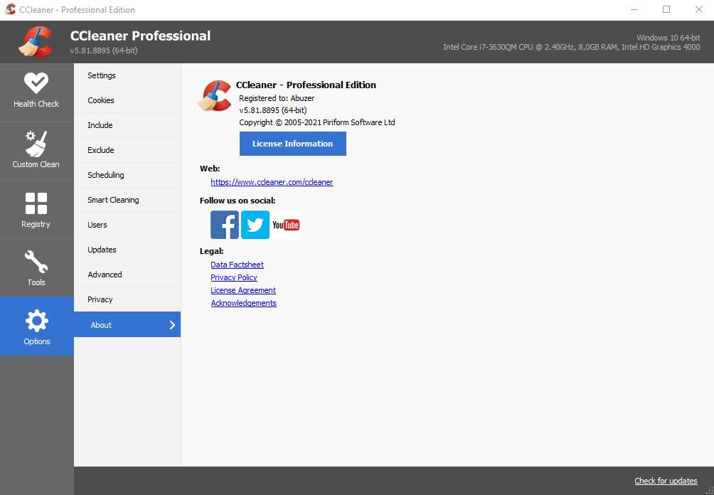 CCleaner Professional Plus v6.25 Full Indir