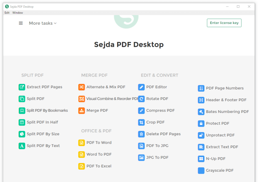 Sejda PDF Desktop Pro