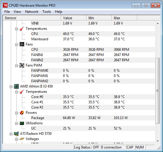 CPUID HWMonitor Pro