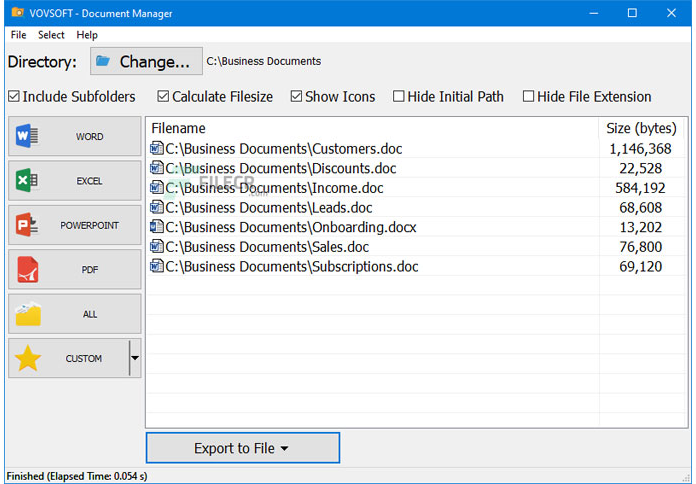 VovSoft Document Manager