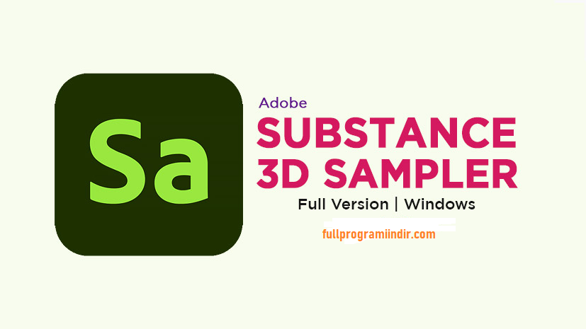 Adobe Substance 3D Sampler