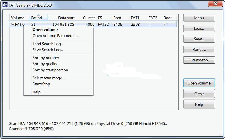 DM Disk Editor and Data Recovery Fat Serch