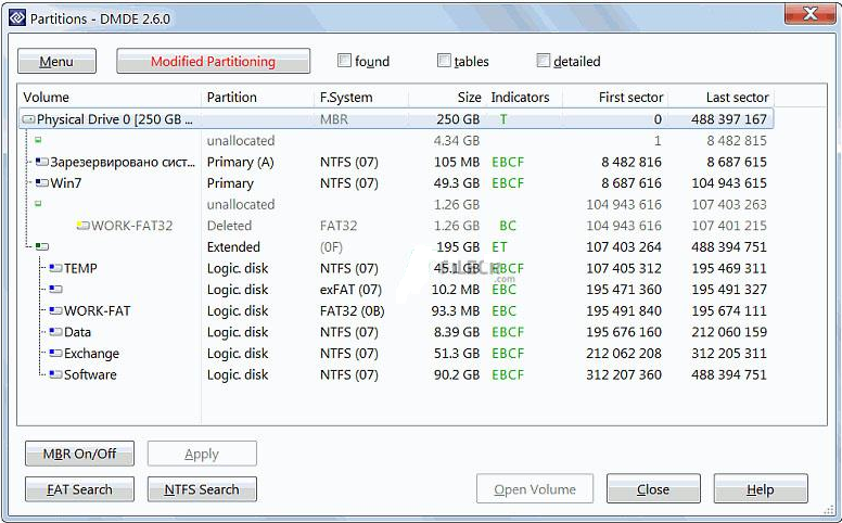 DM Disk Editor and Data Recovery Partition Setup